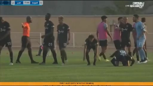 KSA D1 Al-Orubah Vs Hajer Pardal Goal in 78 min, Score 1:2