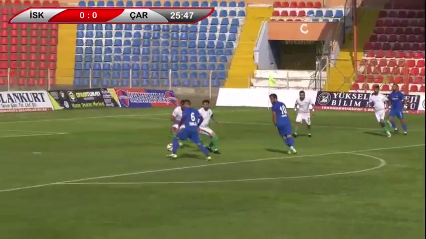TUR 3B Iskenderun FK Vs Carsambaspor Guven Goal in 26 min, Score 1:0