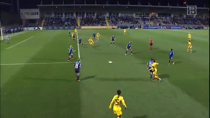UEFA WUC Hoffenheim (w) Vs Barcelona (w) Bonmati Goal in 56 min, Score 0:3