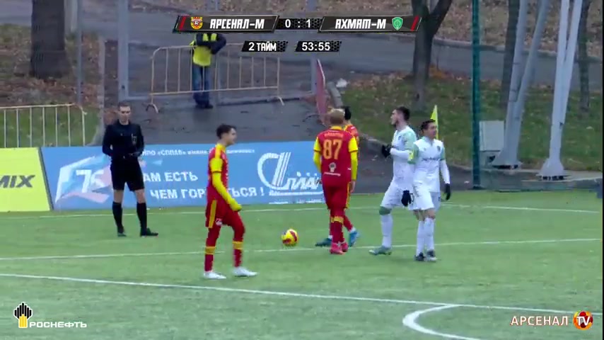 RUS YthC Arsenal Tula Youth Vs FC Terek Groznyi Youth 55 ทำประตู  ประตู, ทำคะแนน 0:2