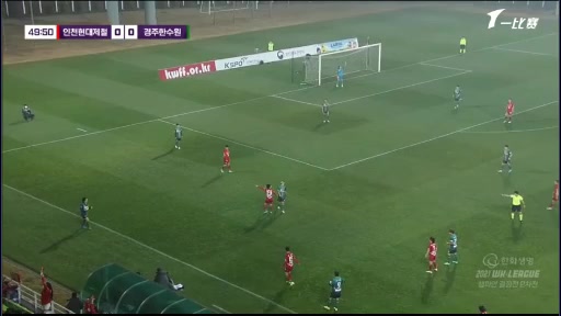 KOR WD1 Hyundai Steel Red Angels (w) Vs Gyeongju FC (w) Lee Se Eun Goal in 51 min, Score 1:0