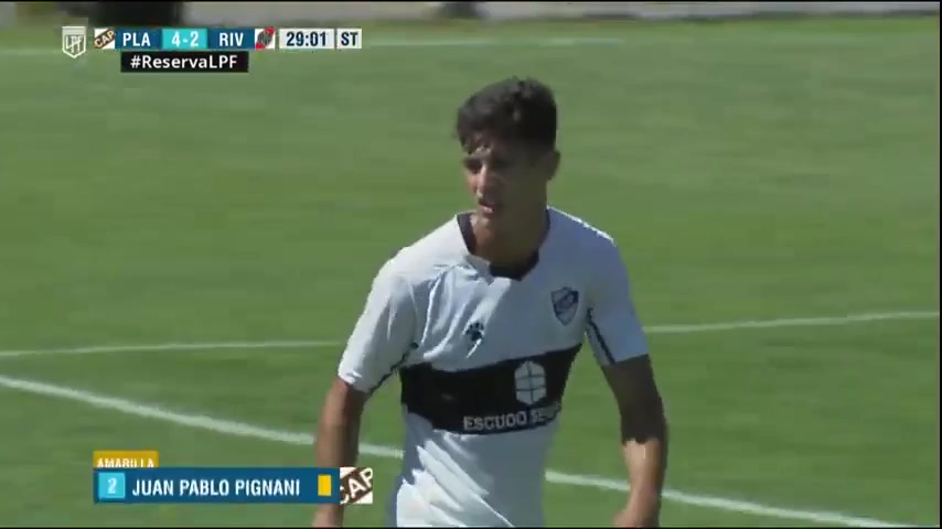 AR L（R） Platense Reserves Vs River Plate R  Goal in 74 min, Score 5:2