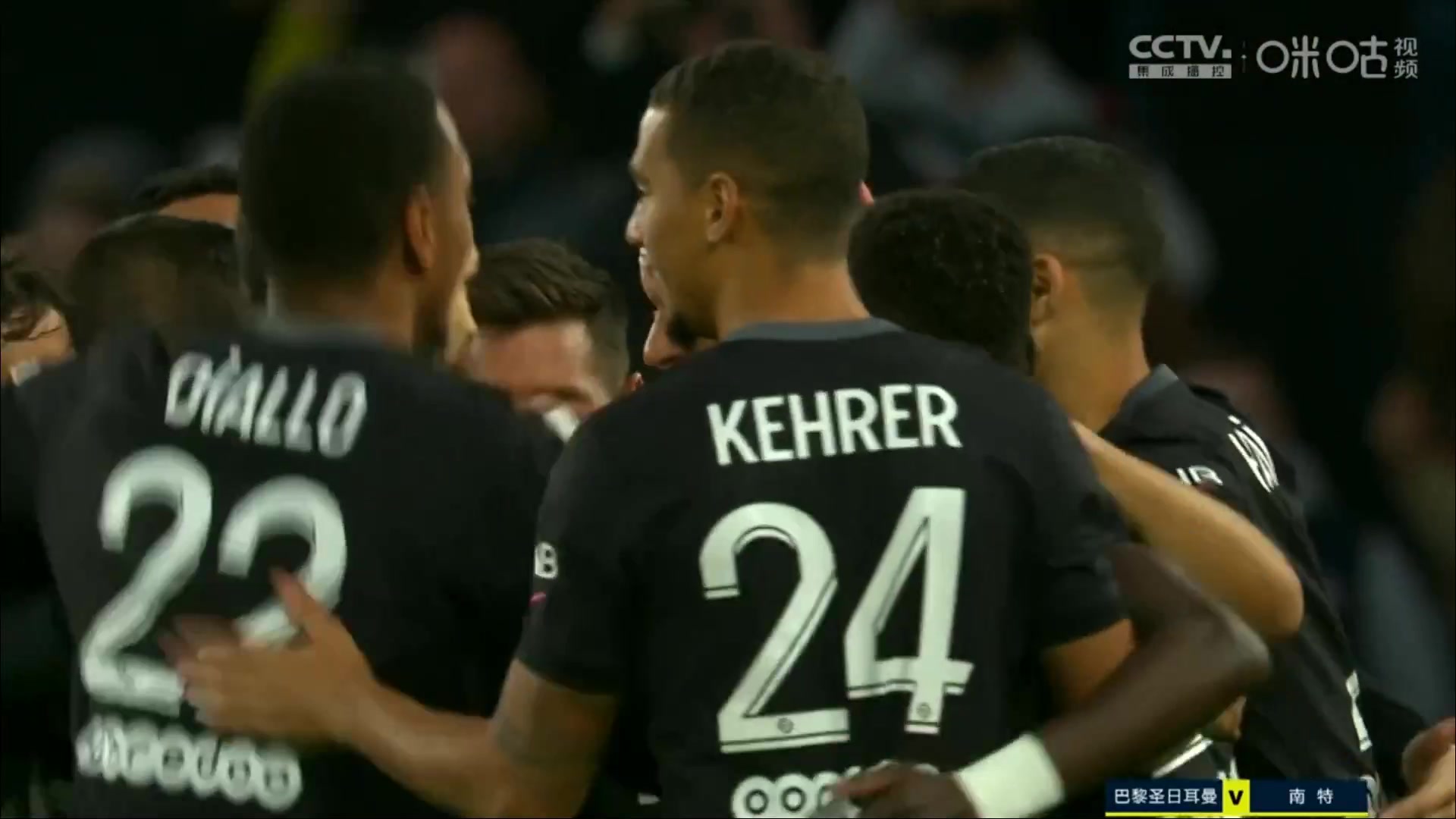 Ligue1 Paris Saint Germain (PSG) Vs Nantes Kylian Mbappe Lottin Goal in 3 min, Score 1:0