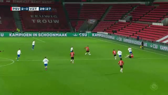 HOL D1 PSV Eindhoven Vs Vitesse Arnhem Armindo Tue Na Bangna,Bruma Goal in 29 min, Score 2:0