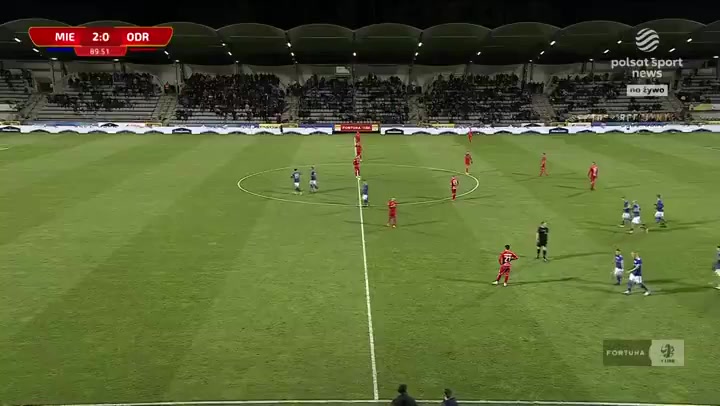 POL D1 Miedz Legnica Vs Odra Opole  Goal in 89 min, Score 2:0