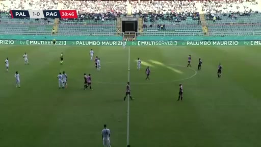 ITA C1 Palermo Vs Paganese Fella Goal in 39 min, Score 1:0