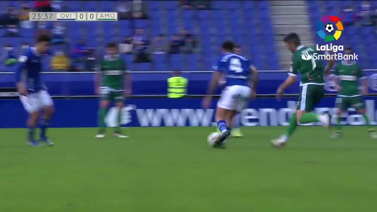 SPA D2 Real Oviedo Vs SD Amorebieta Victor Alvarez Rozada Goal in 23 min, Score 1:0