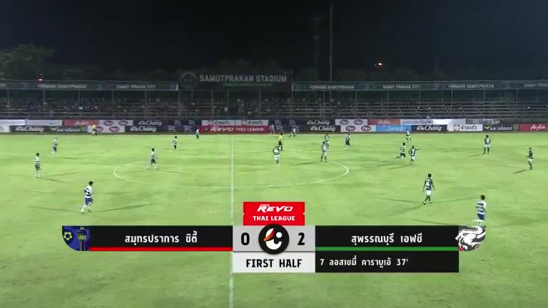 700 Samut Prakan City Vs Suphanburi FC 36 skor gol Lossemy Karaboue, skor 0:2