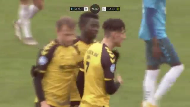 DEN D1 Jammerbugt Vs AC Horsens Tengstedt Goal in 78 min, Score 0:4