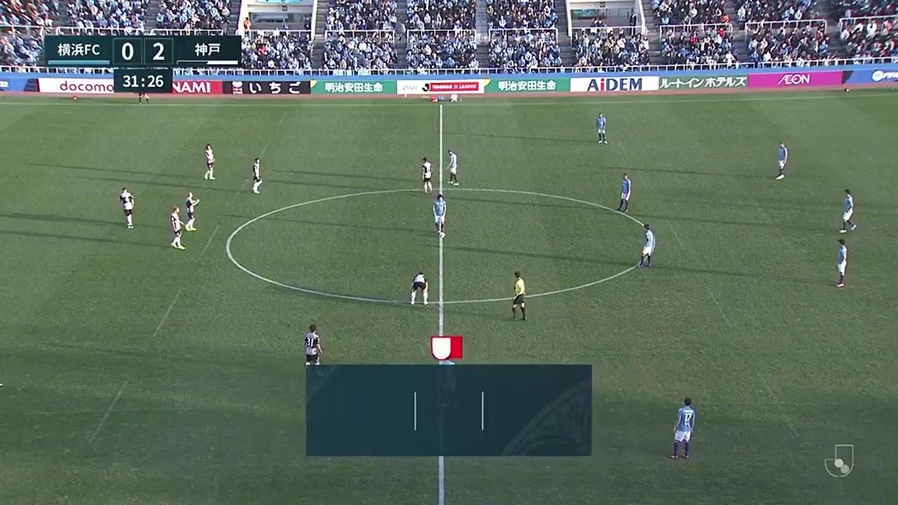 JPN D1 Yokohama FC Vs Vissel Kobe Andres Iniesta Lujan Goal in 30 min, Score 0:2