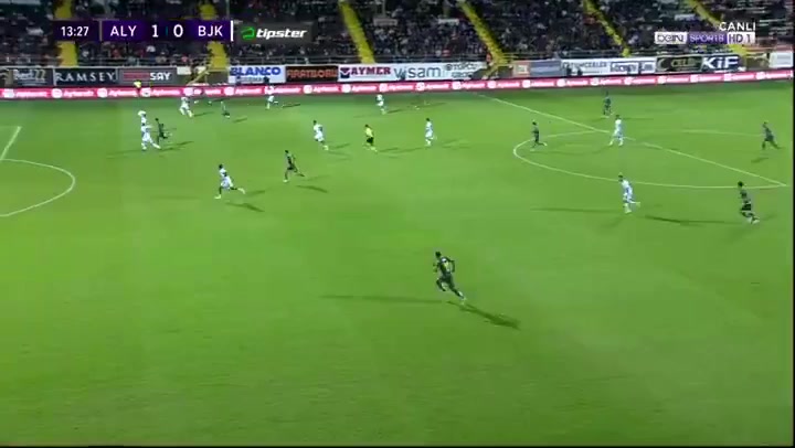 TUR D1 Alanyaspor Vs Besiktas JK 15 phút El Khouma BabacarVào, ghi bàn 1:0