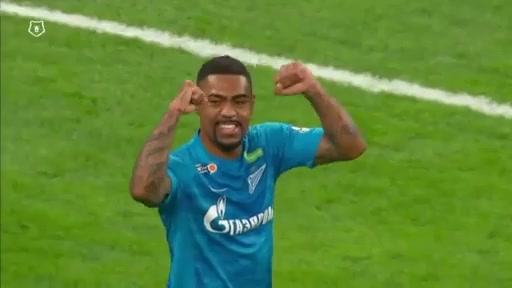 RUS PR Zenit St. Petersburg Vs FK Nizhny Novgorod 22 ทำประตู Malcom Filipe Silva Oliveira ประตู, ทำคะแนน 1:0