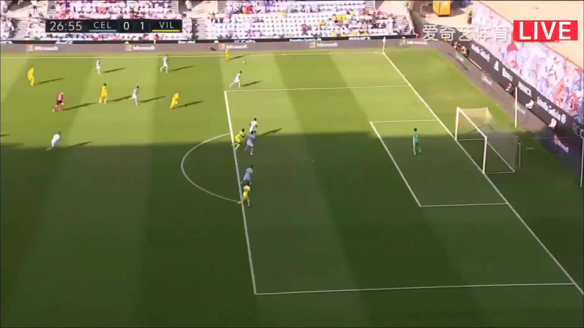 Laliga1 Celta Vigo Vs Villarreal 26 phút Alberto MorenoVào, ghi bàn 0:1