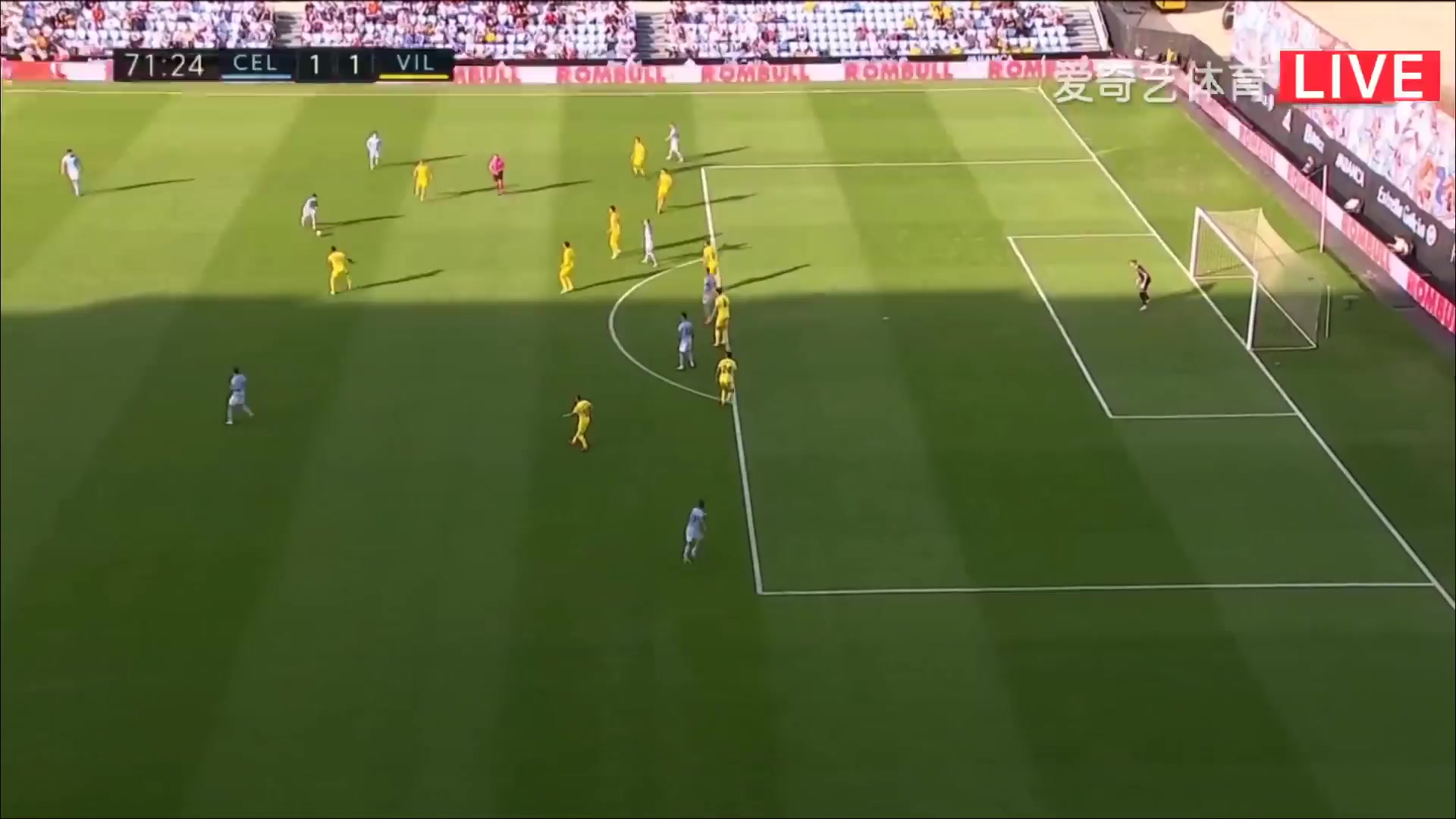 Laliga1 Celta Vigo Vs Villarreal 71 phút Brais MendezVào, ghi bàn 1:1