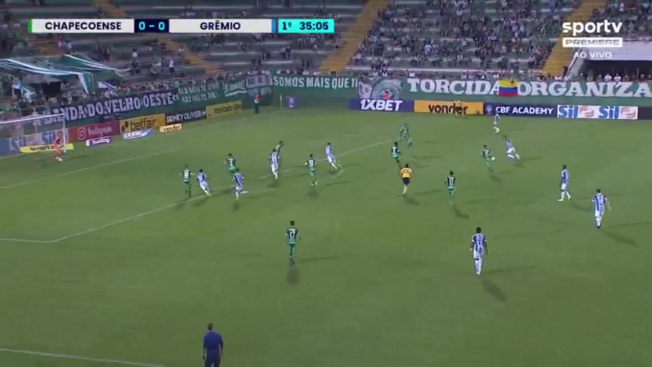 BRA D1 Chapecoense SC Vs Gremio (RS) 36 phút Vào, ghi bàn 0:1