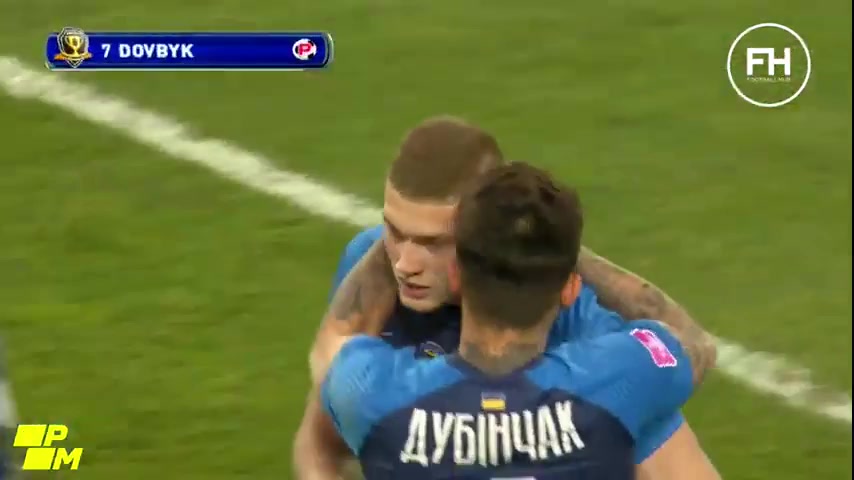 UKR D1 Dnipro-1 Vs PFC Oleksandria Artem Dovbyk Goal in 29 min, Score 1:1