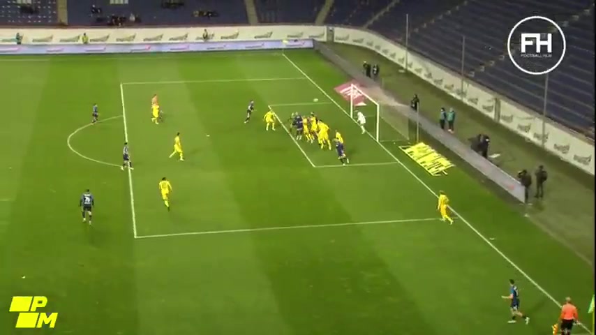 UKR D1 Dnipro-1 Vs PFC Oleksandria Sergej Loginov Goal in 42 min, Score 3:1