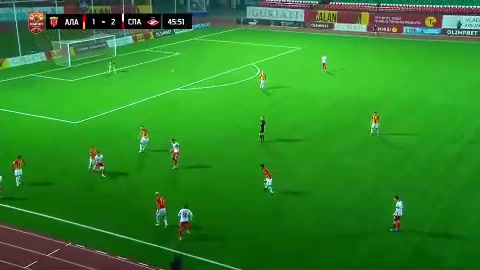 RUS D1 Alania Vladikavkaz Vs Spartak Moscow II Stepan Melnikov Goal in 47 min, Score 1:3