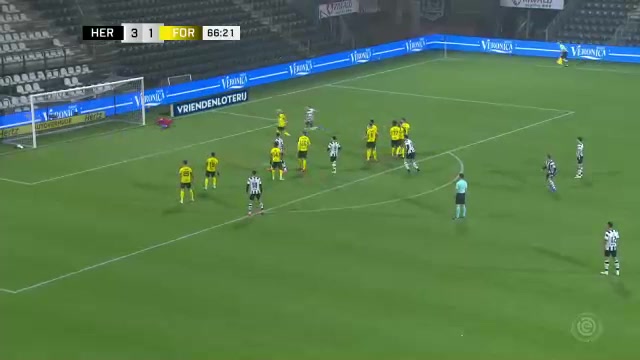 HOL D1 Heracles Almelo Vs Fortuna Sittard  Goal in 74 min, Score 3:1