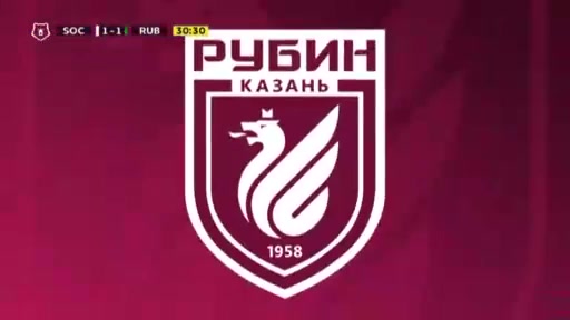 10 FK Sochi Vs Rubin Kazan 30 skor gol Oliver Abildgaard, skor 1:1