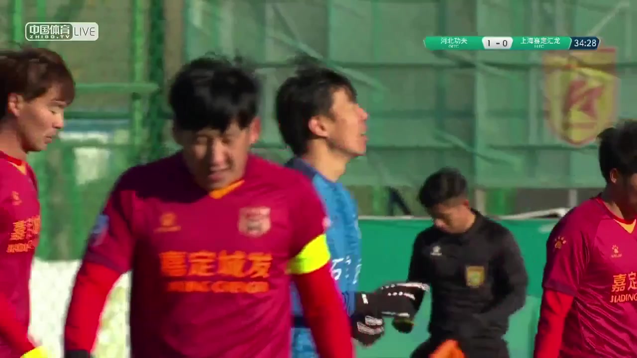 CHA D2 Shijiazhuang Kungfu Vs Shanghai Jiading Huilong 34 phút Zhang HaoVào, ghi bàn 2:0