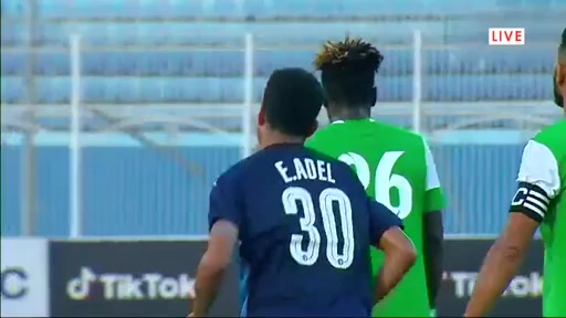 EGY D1 Pyramids FC Vs El Sharqia Dokhan Ibrahim Adel Goal in 72 min, Score 3:0