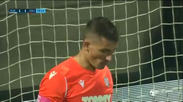 CRO D1 Rijeka Vs Hajduk Split 80 phút Marko LivajaVào, ghi bàn 2:1