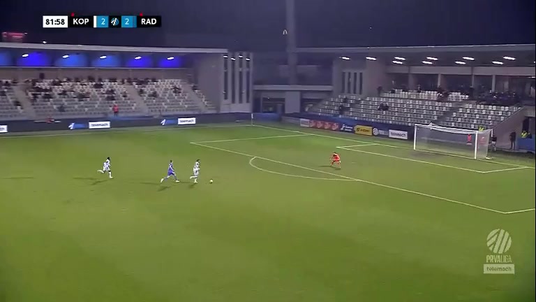 SLO D1 FC Koper Vs Radomlje Bede Osuji Amarachi Goal in 82 min, Score 3:2