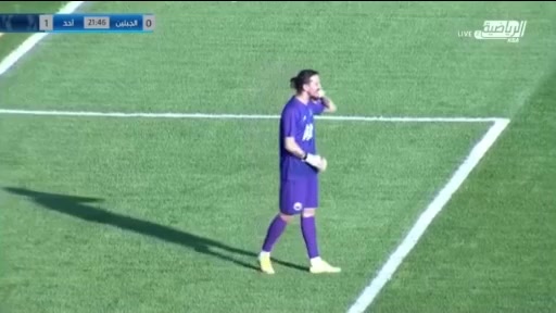 沙地甲 查巴垒 Vs 尤胡德 22分Andriamahitsinoro进球,比分0:1