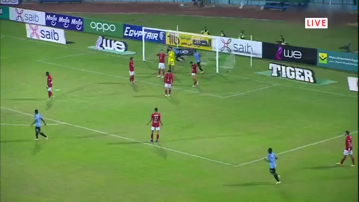 EGY D1 Ghazl El Mahallah Vs Al Ahly SC 58 ทำประตู Abdo Yehia ประตู, ทำคะแนน 1:2