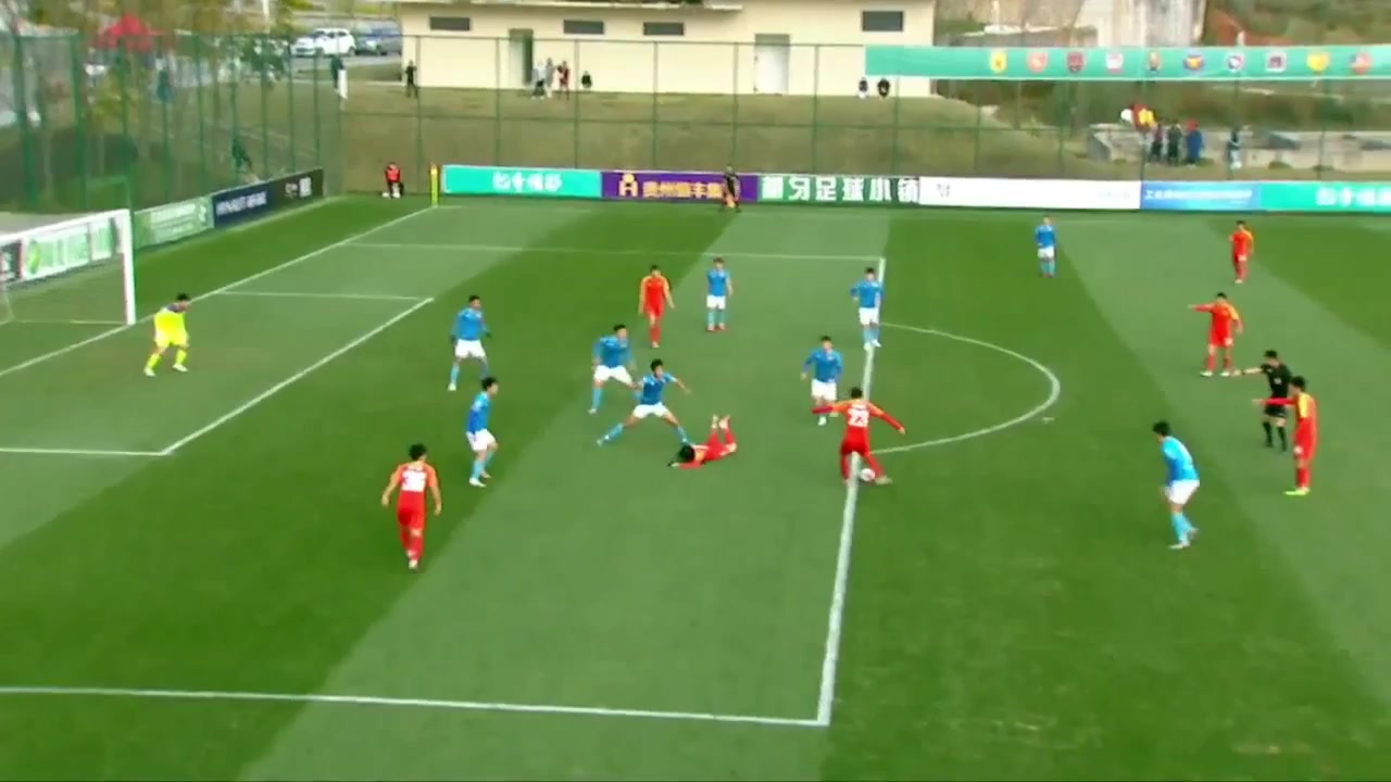 CHA D2 China U20 Vs Qingdao Red Lions Li Jiaheng Goal in 86 min, Score 1:1