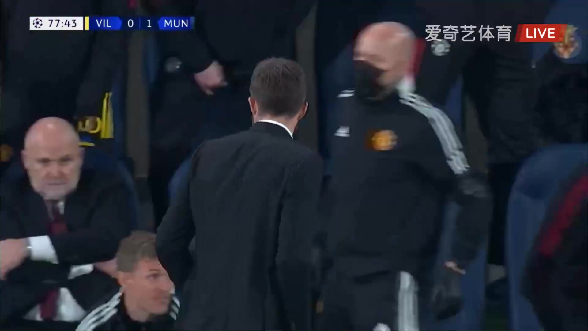 UEFA CL Villarreal Vs Manchester United Cristiano Ronaldo dos Santos Aveiro Goal in 77 min, Score 0:1