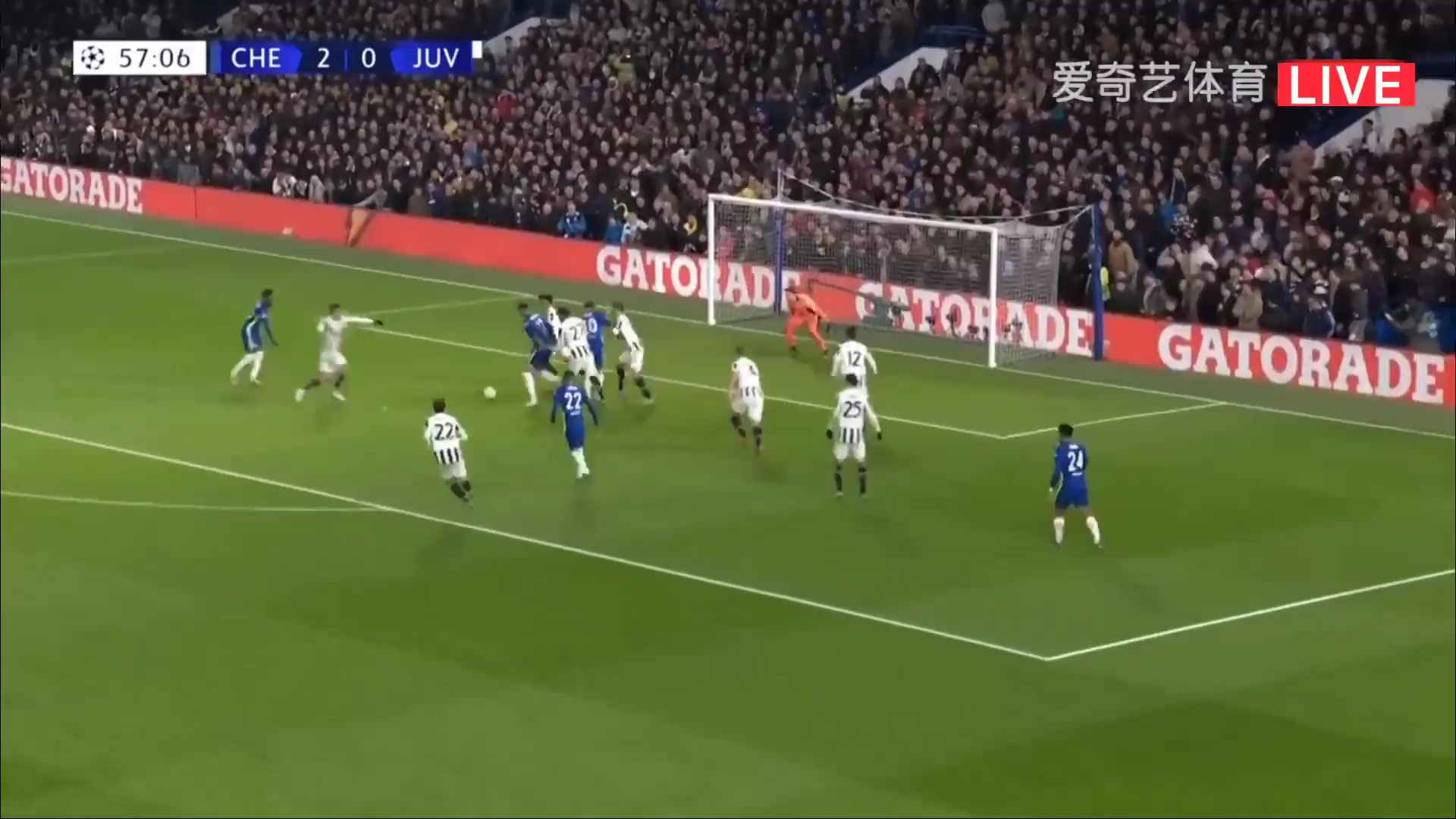 UEFA CL Chelsea Vs Juventus 58 phút Vào, ghi bàn 3:0