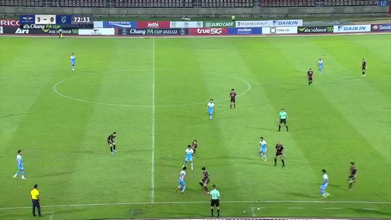 TH FC Bangkok United FC Vs Pattaya Discovery United FC 74 phút Anon AmornlerdsakVào, ghi bàn 4:0