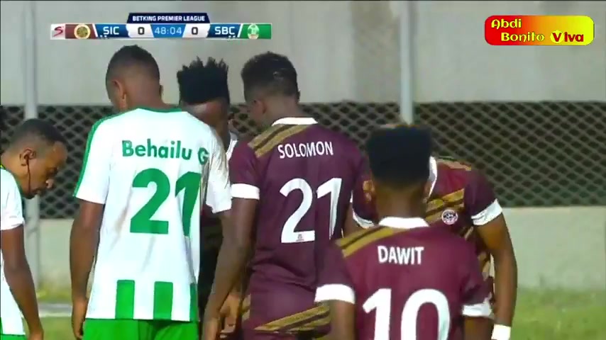 ETH PR Sidama Bunna Vs Sebeta City  Goal in 49 min, Score 1:0