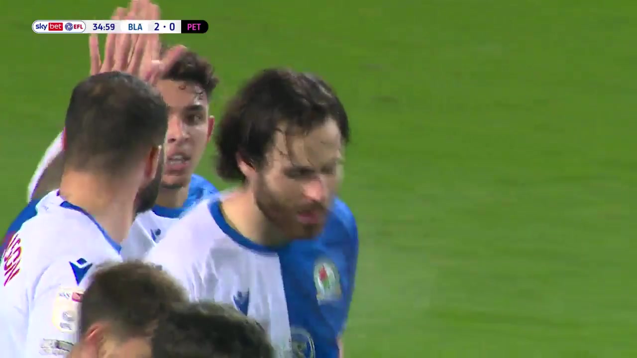 ENG LCH Blackburn Rovers Vs Peterborough United 34 phút Ben BreretonVào, ghi bàn 2:0