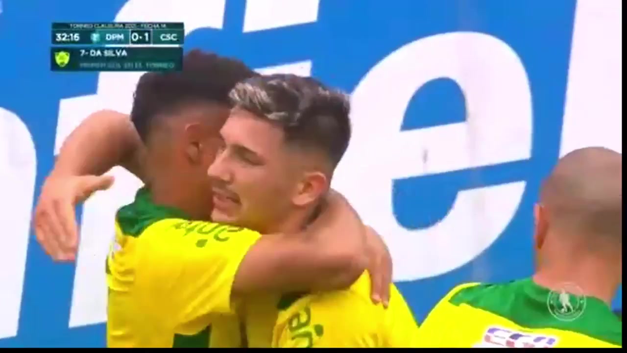 URU D1 Deportivo Maldonado Vs CS Cerrito Esteban Santiago Da Silva Alvarez Goal in 31 min, Score 0:1