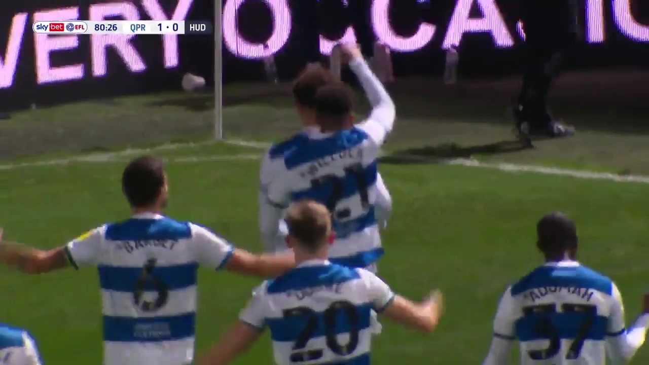 ENG LCH Queens Park Rangers (QPR) Vs Huddersfield Town 80 ทำประตู  ประตู, ทำคะแนน 1:0