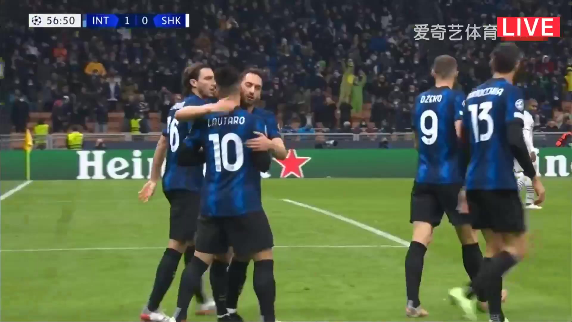 UEFA CL Inter Milan Vs FC Shakhtar Donetsk 58 phút Vào, ghi bàn 1:0