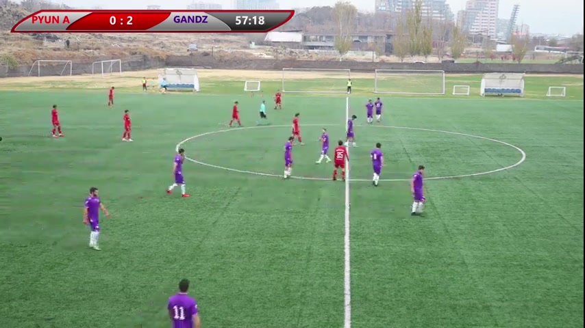 ARM D2 Pyunik B Vs Gandzasar Kapan 58 phút Vào, ghi bàn 0:2