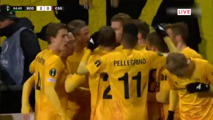 UEFA ECL Bodo Glimt Vs CSKA Sofia 84 phút Vào, ghi bàn 2:0