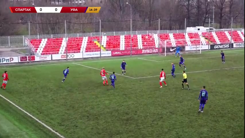 RUS YthC Spartak Moscow Youth Vs Ufa Youth 15 ทำประตู  ประตู, ทำคะแนน 1:0