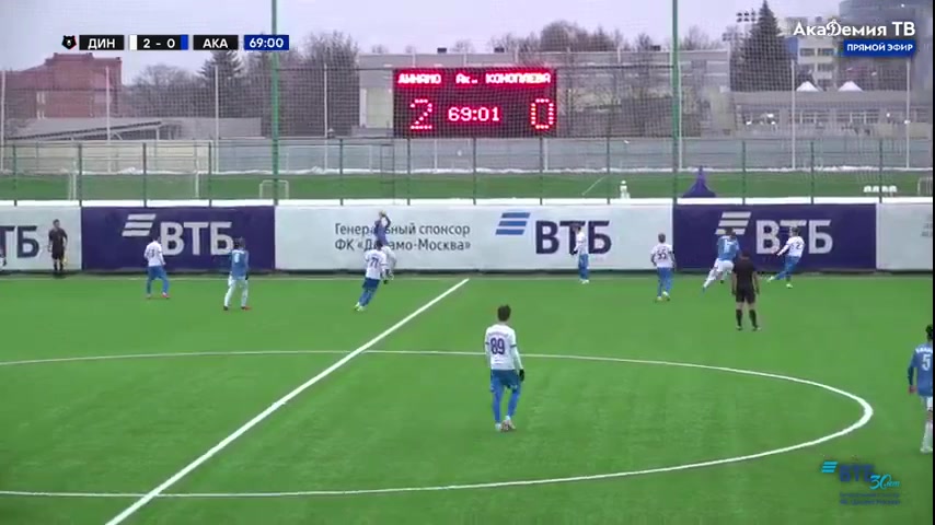 476 Dinamo Moscow Youth Vs Konopliev Youth 69 skor gol , skor 3:0