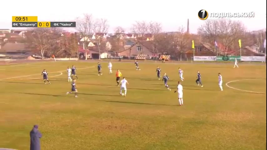 UKR L2 FK Epitsentr Dunayivtsi Vs Chayka Petropavlovsk Borshchagovka Barbosa K. Goal in 10 min, Score 1:0