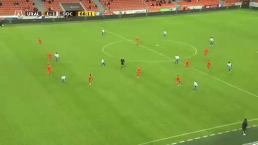 10 Ural Sverdlovsk Oblast Vs FK Sochi 68 skor gol Christiano Fernando Noboa Tello, skor 1:1