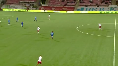 NOR AL Fredrikstad Vs Ranheim IL 71 ทำประตู Taofeek Ismaheel ประตู, ทำคะแนน 2:1