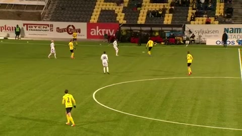 NOR AL Raufoss Vs Asane Fotball 71 ทำประตู Mame Mor Ndiaye ประตู, ทำคะแนน 1:1