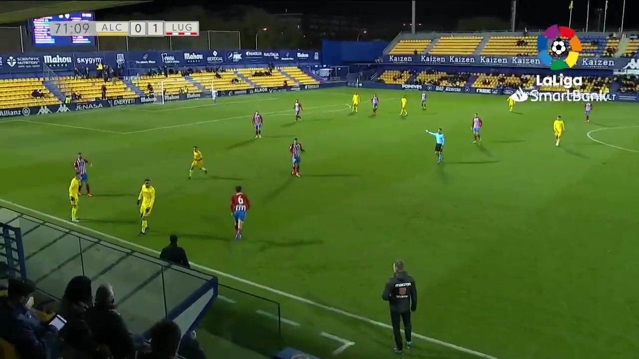 SPA D2 AD Alcorcon Vs CD Lugo  Goal in 72 min, Score 1:1