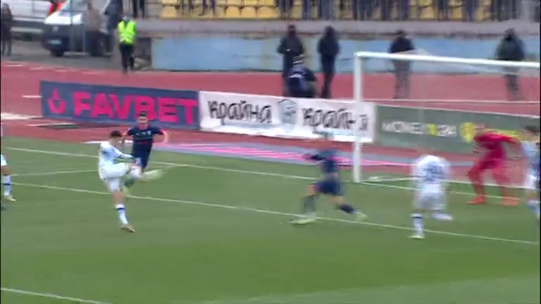 UKR D1 FC Mynai Vs Dynamo Kyiv  Goal in 96 min, Score 0:2