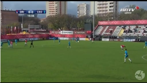 CRO D2 NK Orijent Rijeka Vs NK Croatia Zmijavci Sencar Goal in 25 min, Score 1:0